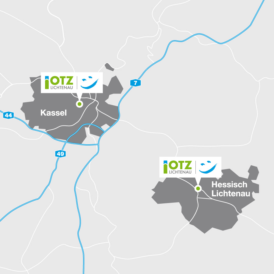 Standorte Hessisch Lichtenau,Kassel und Kassel/Vitos OKK